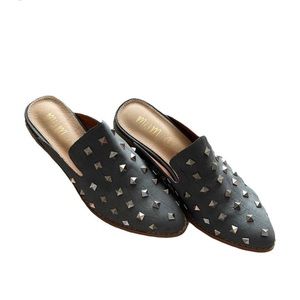 💎Studded Mi.iM Grey Mules💎